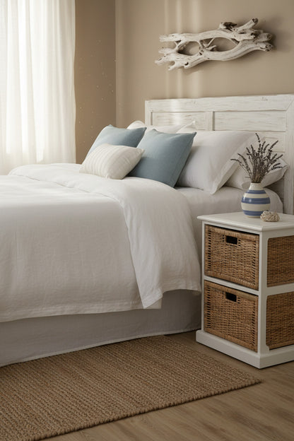 Rattan Storage Unit 2 Drawer