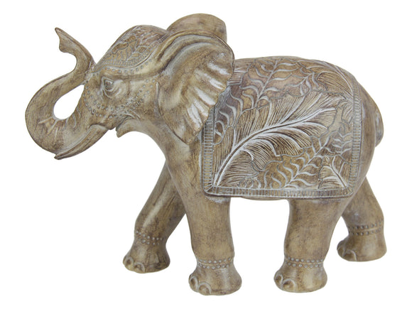 Brown Carved Elephant