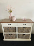 Coastal 4 Drawer Buffet