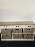 Coastal 6 Drawer Buffet