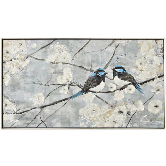 Tweetheart Blue Wrens Painting