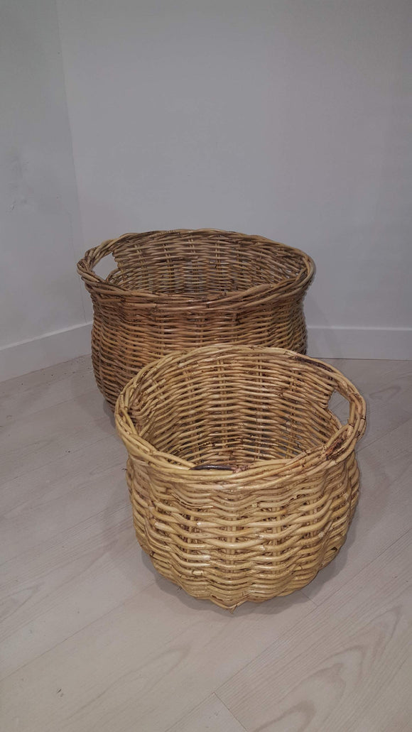 Rattan Belly Basket
