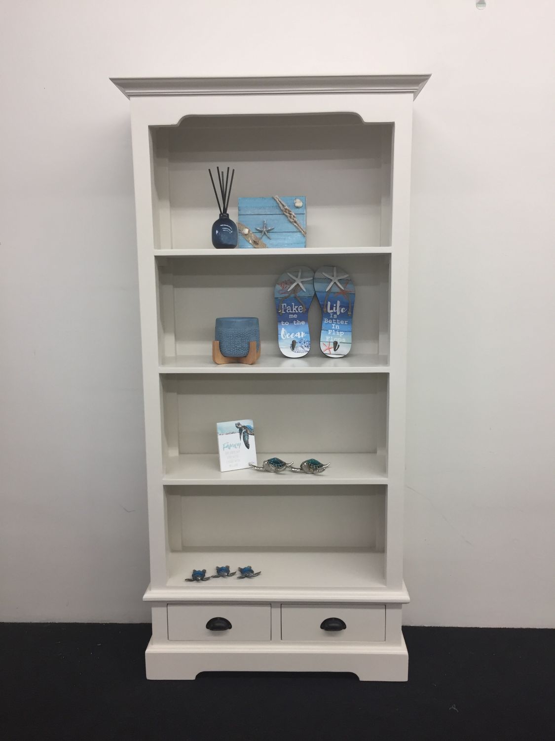 Hampton's Double Bookcase